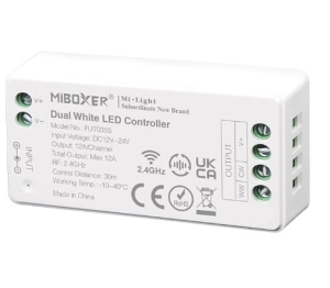 Kontroler 2w1 LED 12-24VDC 12A mono+CCT (zamiennik dla FUT036S)