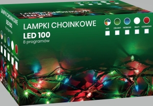 Lampki choinkowe LED 100 białe INQ