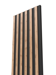 Frezowane płyty MDF lamele szerokie Dąb Wotan