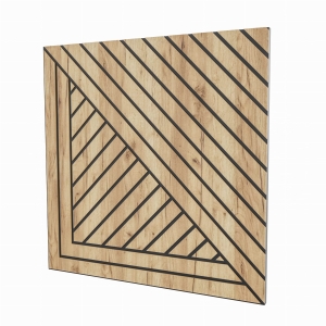 Frezowane płyty MDF forma 2 Dąb Craft Złoty