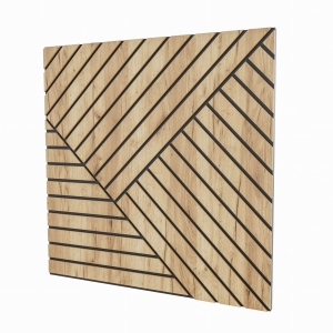 Frezowane płyty MDF forma 3 Dąb Craft Złoty