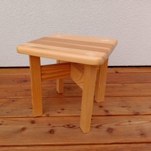 Taboret / Kwietnik Drewniany Mały Sosna