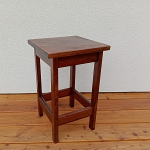 Taboret Drewniany / Kwietnik Drewniany Duży Orzech