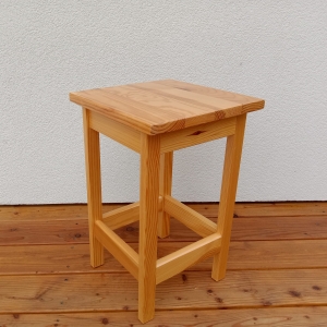 Taboret Drewniany / Kwietnik Drewniany Duży Sosna