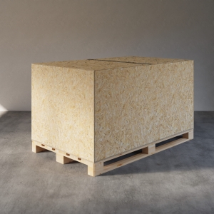 Skrzynia Transportowa z zabudową z OSB - 120/80/100 - euro paleta