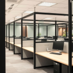 Modułowa ścianka przegrodowa do biura
