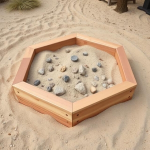 Piaskownica Heksagon H1 160/160 cm