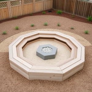 Piaskownica Heksagon H2 180/180 cm