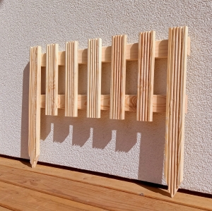 Płotek ogrodowy - obrzeże / palisada drewniana P1 30 cm