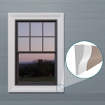 Opaska Wokółokienna niesymetryczna Powlekana Sztukateria Elewacyjna