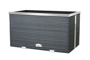 Donica ogrodowa technorattanowa 70x38x40