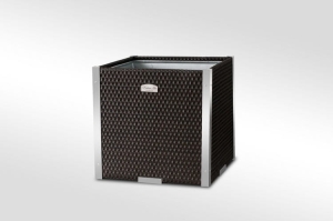 Donica ogrodowa technorattanowa kwadratowa 46x46x46