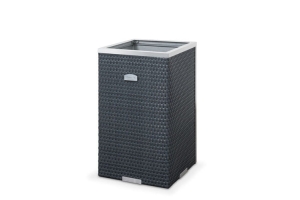 Donica ogrodowa technorattanowa 35x35x60 cm 