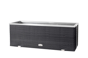 Donica ogrodowa technorattanowa 130x40x45