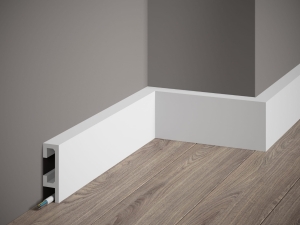 Listwa przypodłogowa lakierowana QL019P - z Polyforce - 200 x 8 x 2,5 cm