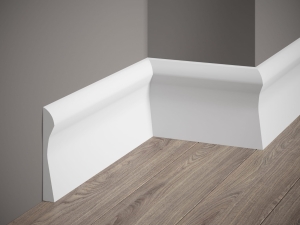 Listwa przypodłogowa lakierowana QS003P - z Polyforce - 200 x 12,8 x 1,8 cm